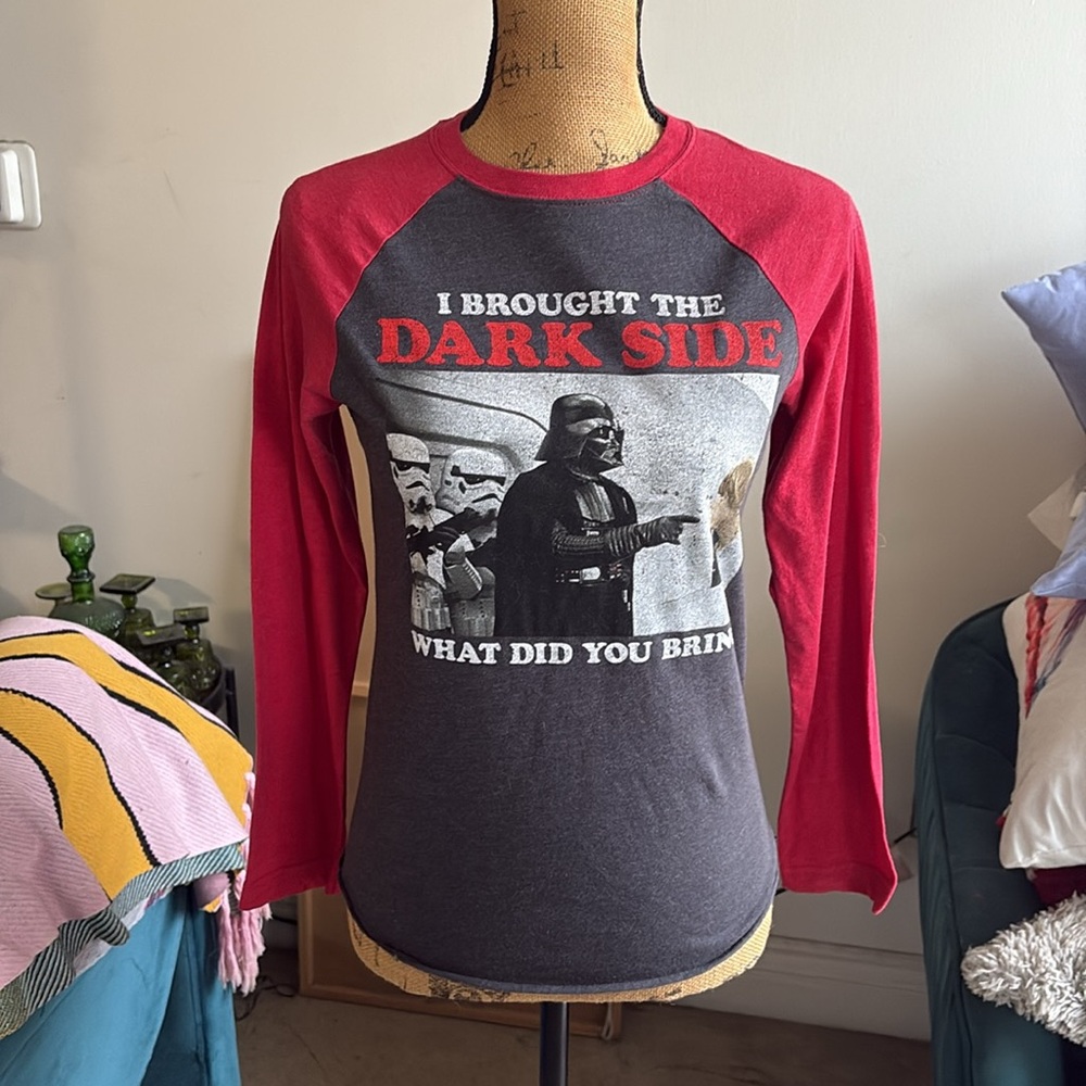 Star Wars Dark Side Graphic Raglan Tee